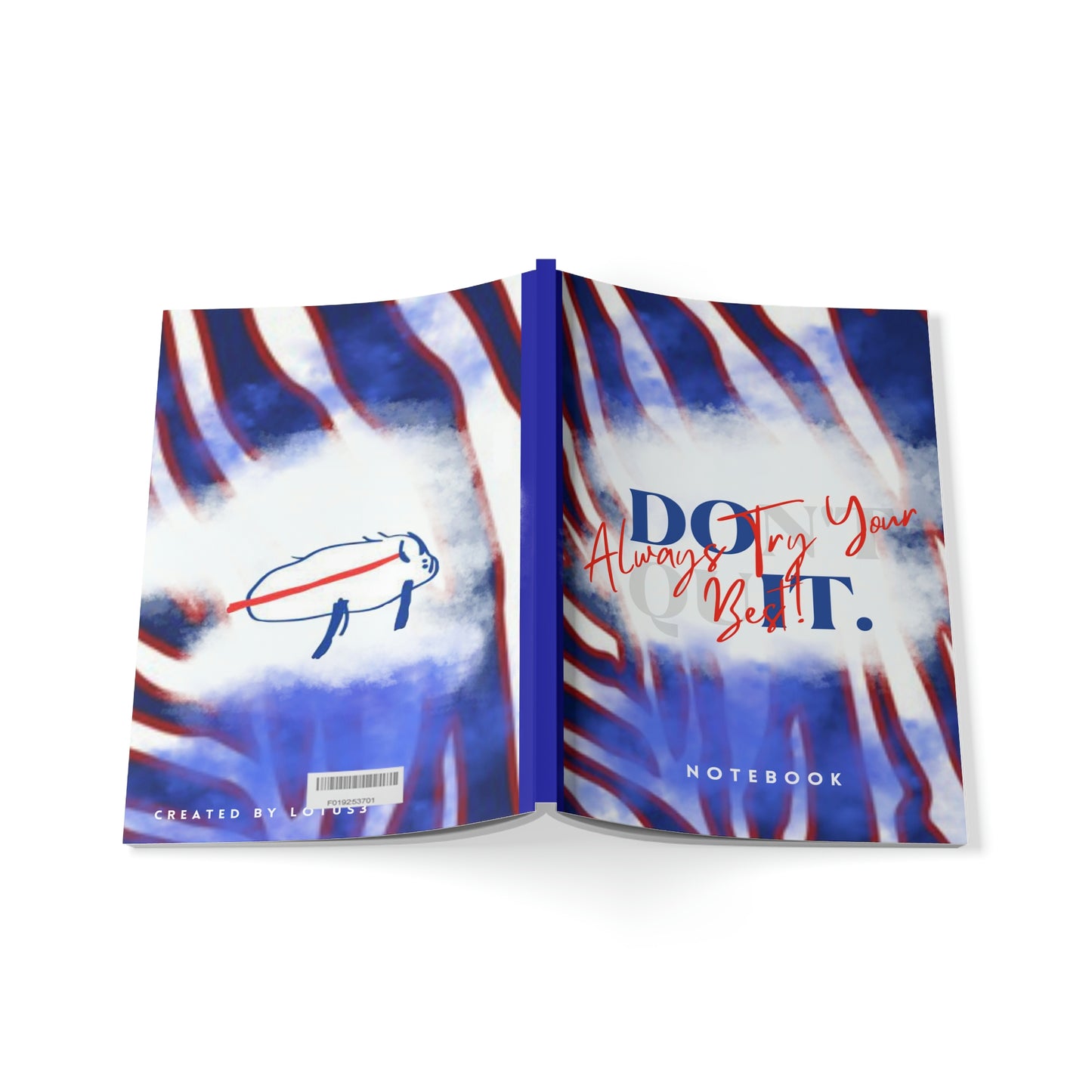 "Don't Quit" Buffalo Bills Softcover Notebook, A5