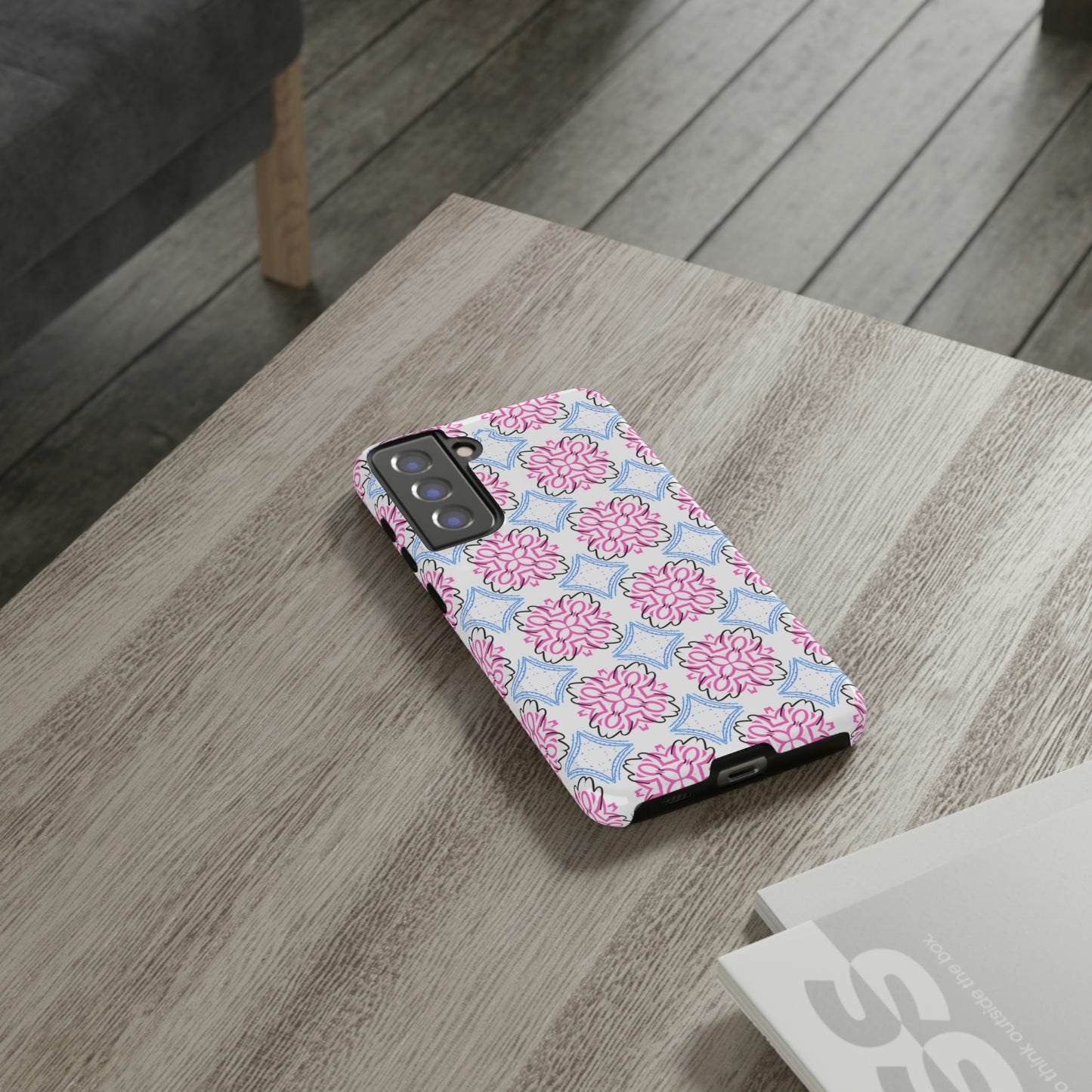 Lotus Living Mash Up Design Tough Phone Case