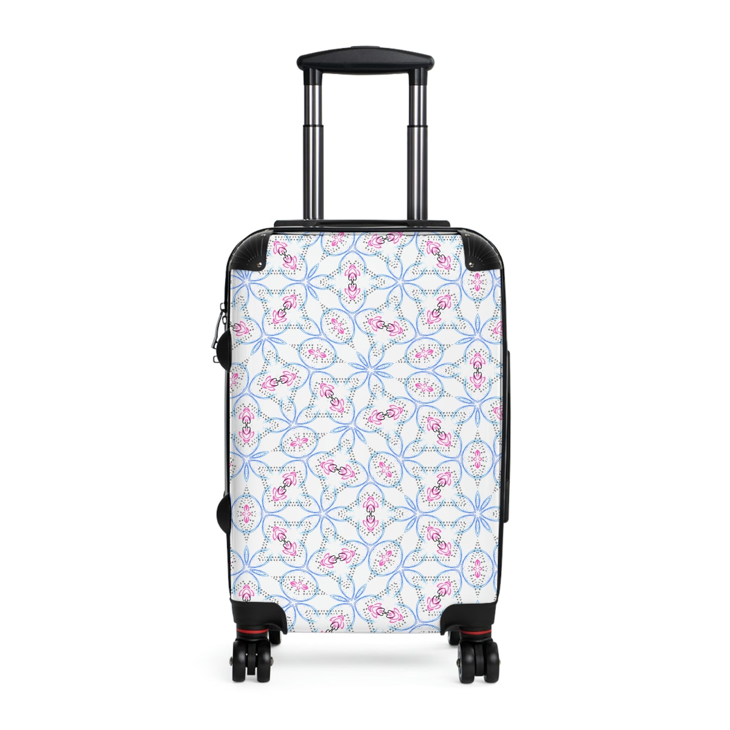 Splashes of Pink & Blue Mash Up Suitcases