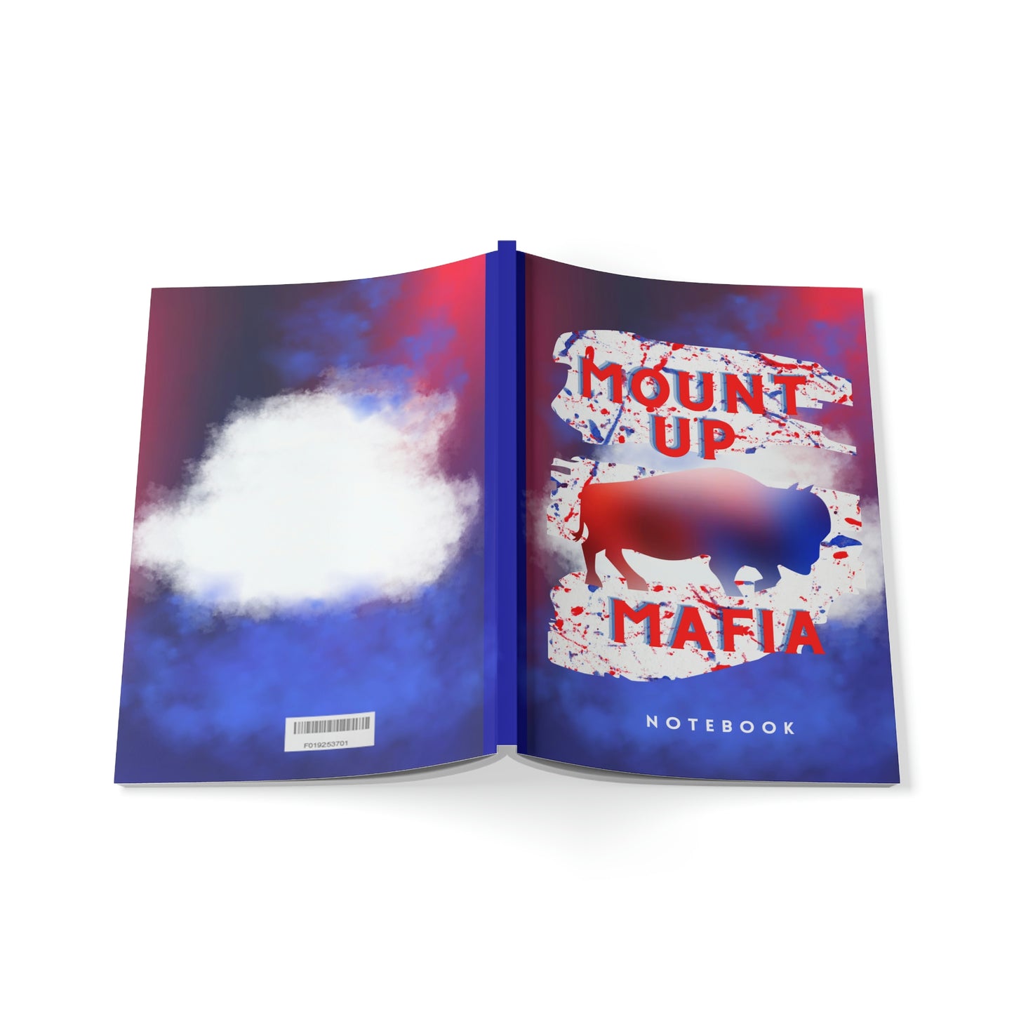 "Mount Up Mafia" Buffalo Bills Softcover 6" x 9" Notebook