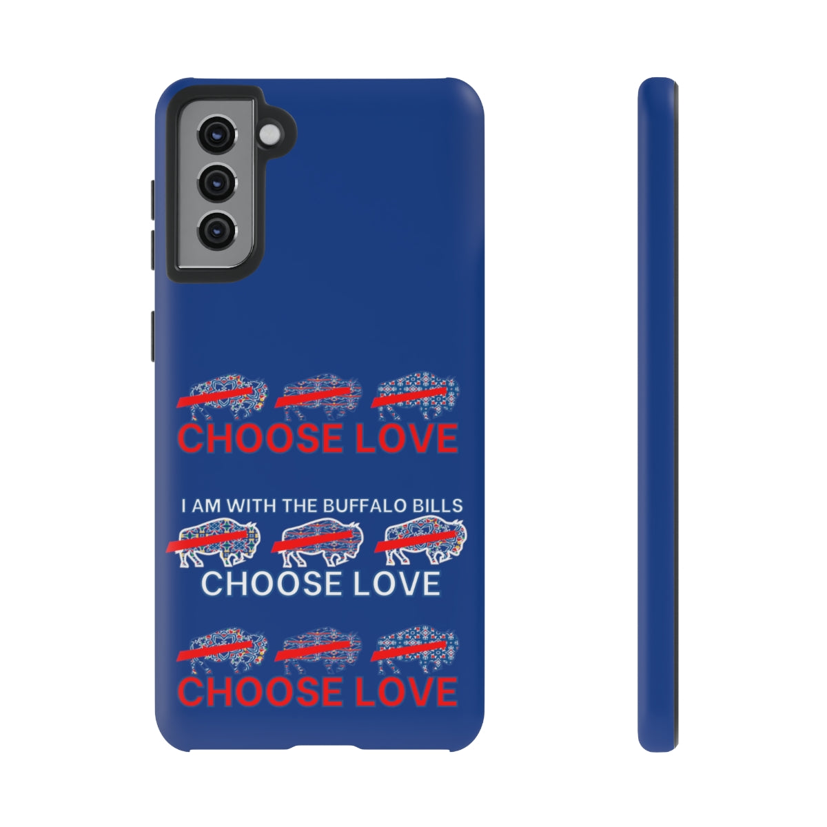 Choose Love Buffalo Bills Tough Phone Cases