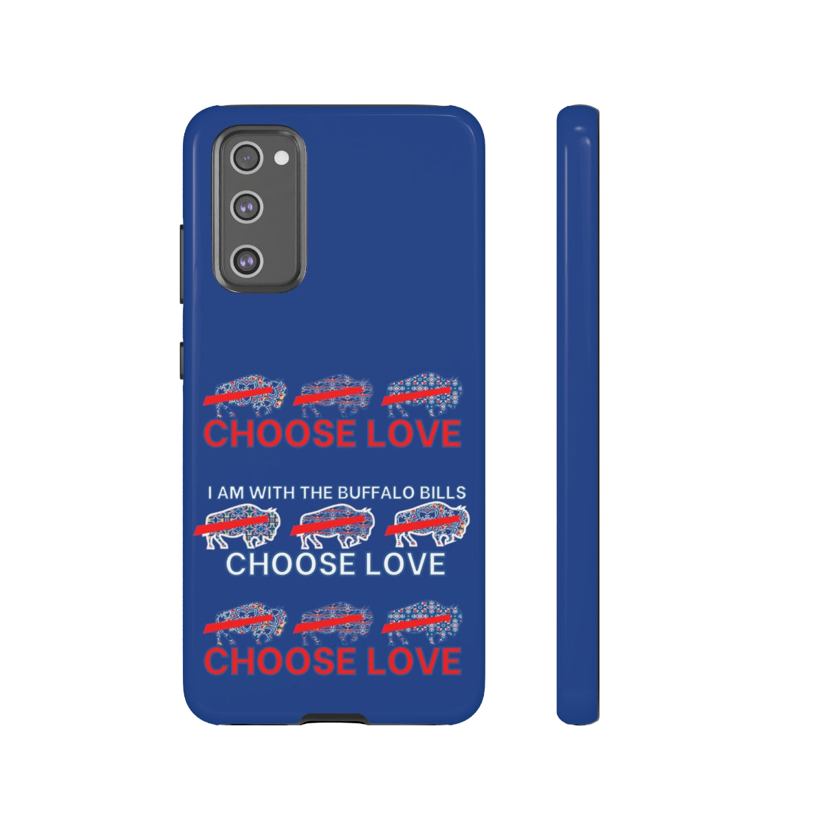 Choose Love Buffalo Bills Tough Phone Cases