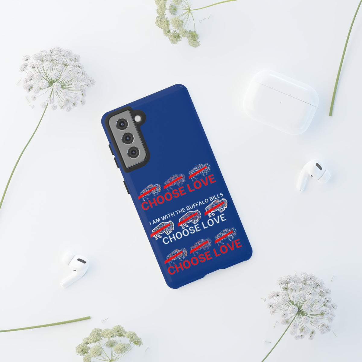 Choose Love Buffalo Bills Tough Phone Cases