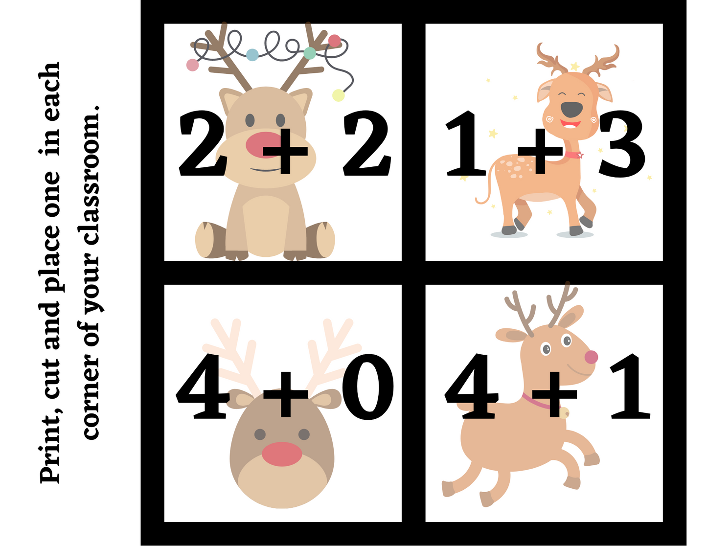 Four Corners Math in Motion ~ December