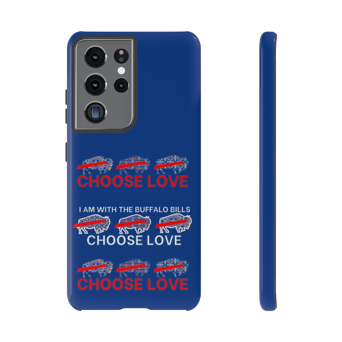 Choose Love Buffalo Bills Tough Phone Cases