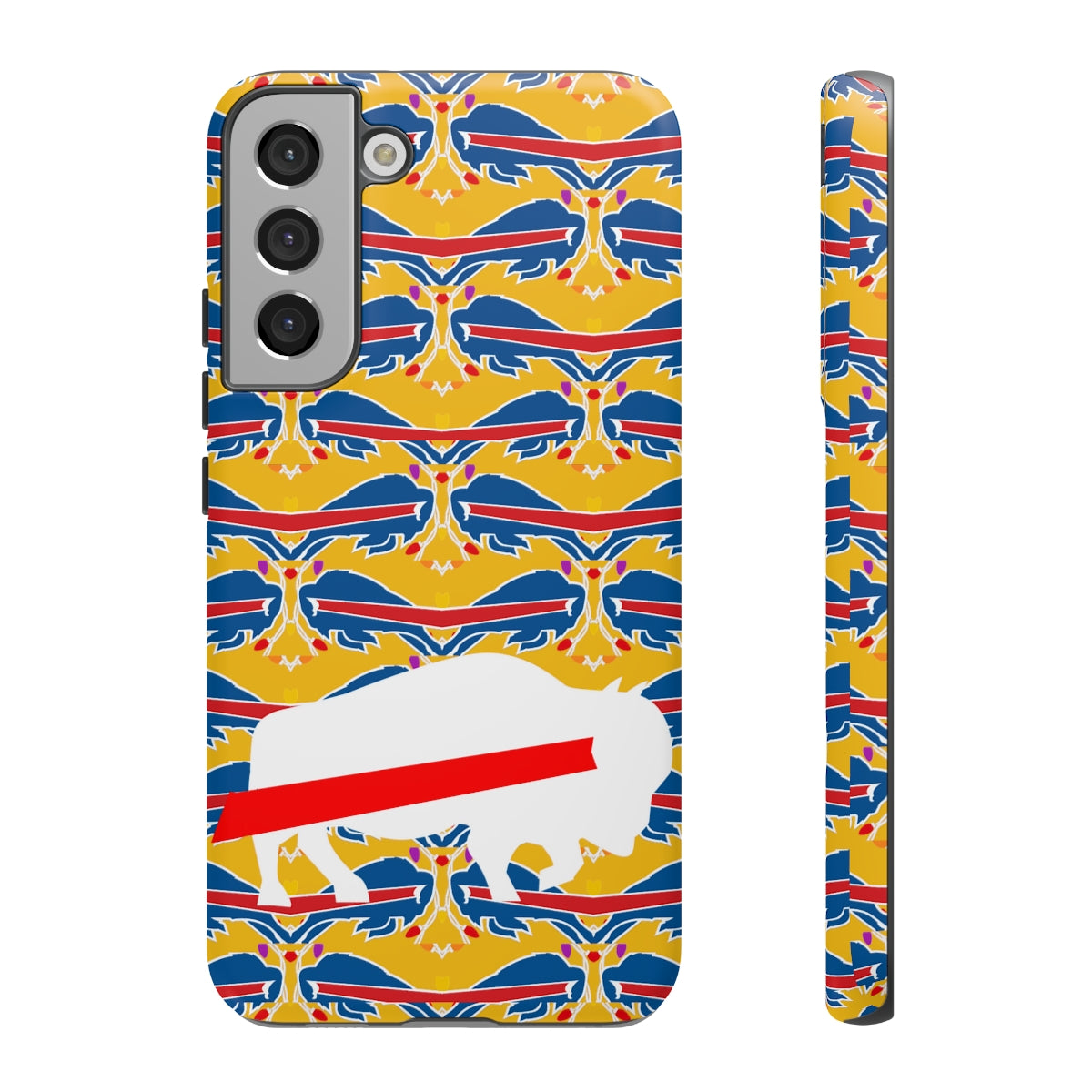 Stampede Buffalo Logo Mash Up Design Tough Phone Cases