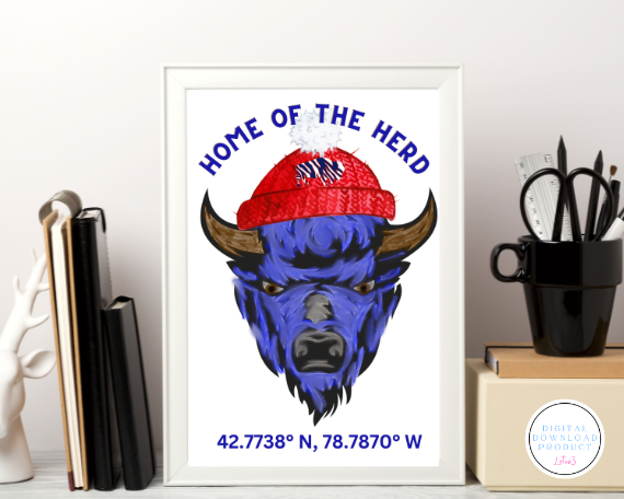 HOME OF THE HERD DIGITAL DOWNLOAD FILES THAT COME IN JPG AND PDF FORMATS OFFERING A VARIETY OF PRINTABLE SIZES