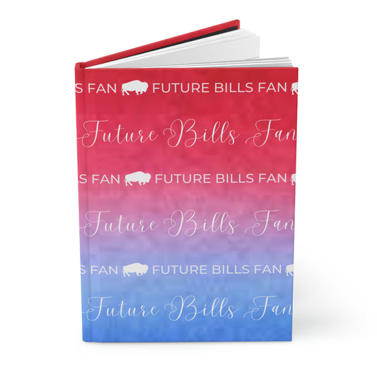 Future Bills Fan Maternity Log 6" x 9" 150 Page (75 sheets) Hardcover Journal Matte