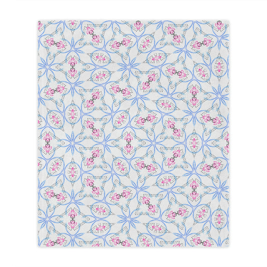 Blue & Pink Minky Blanket