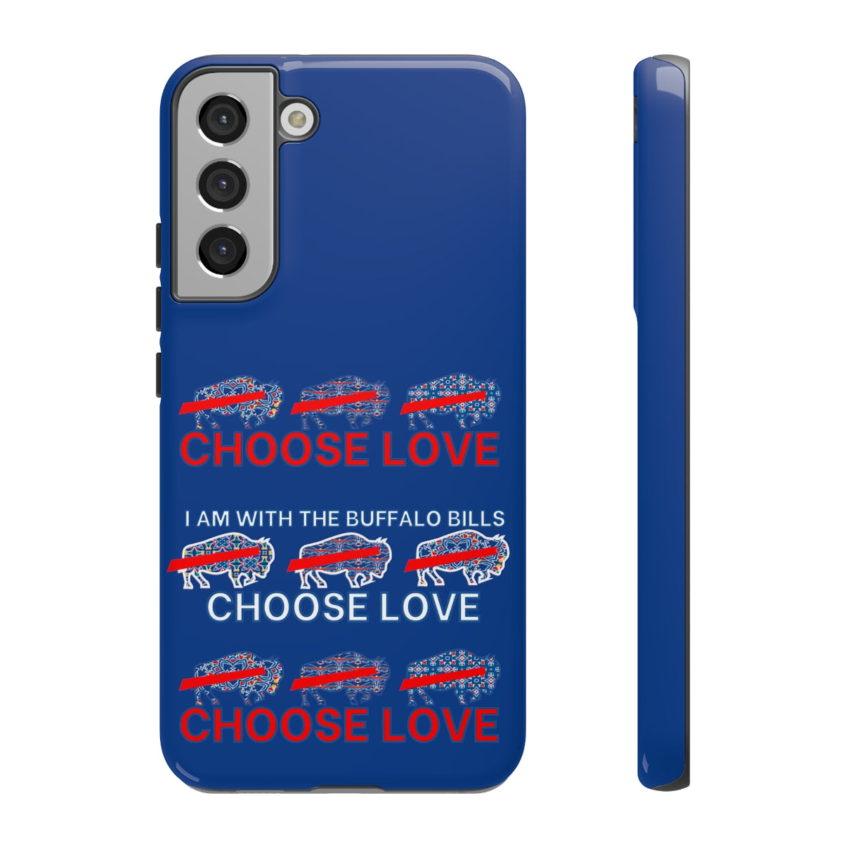 Choose Love Buffalo Bills Tough Phone Cases