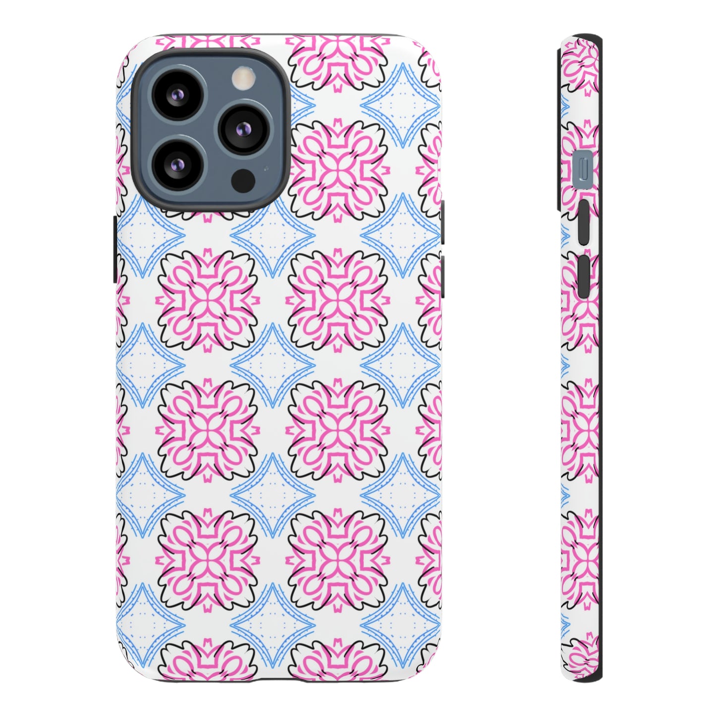 Lotus Living Mash Up Design Tough Phone Case