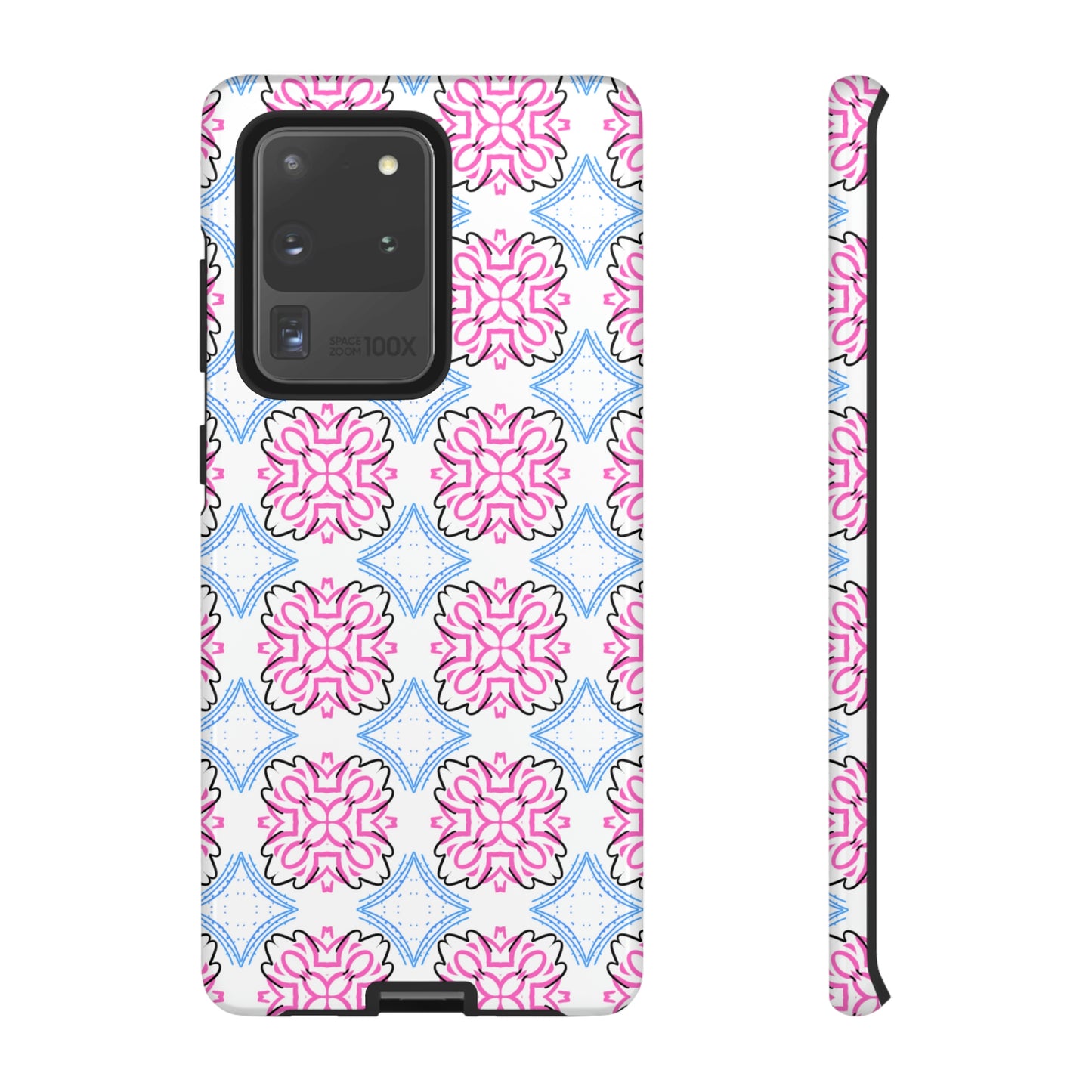 Lotus Living Mash Up Design Tough Phone Case