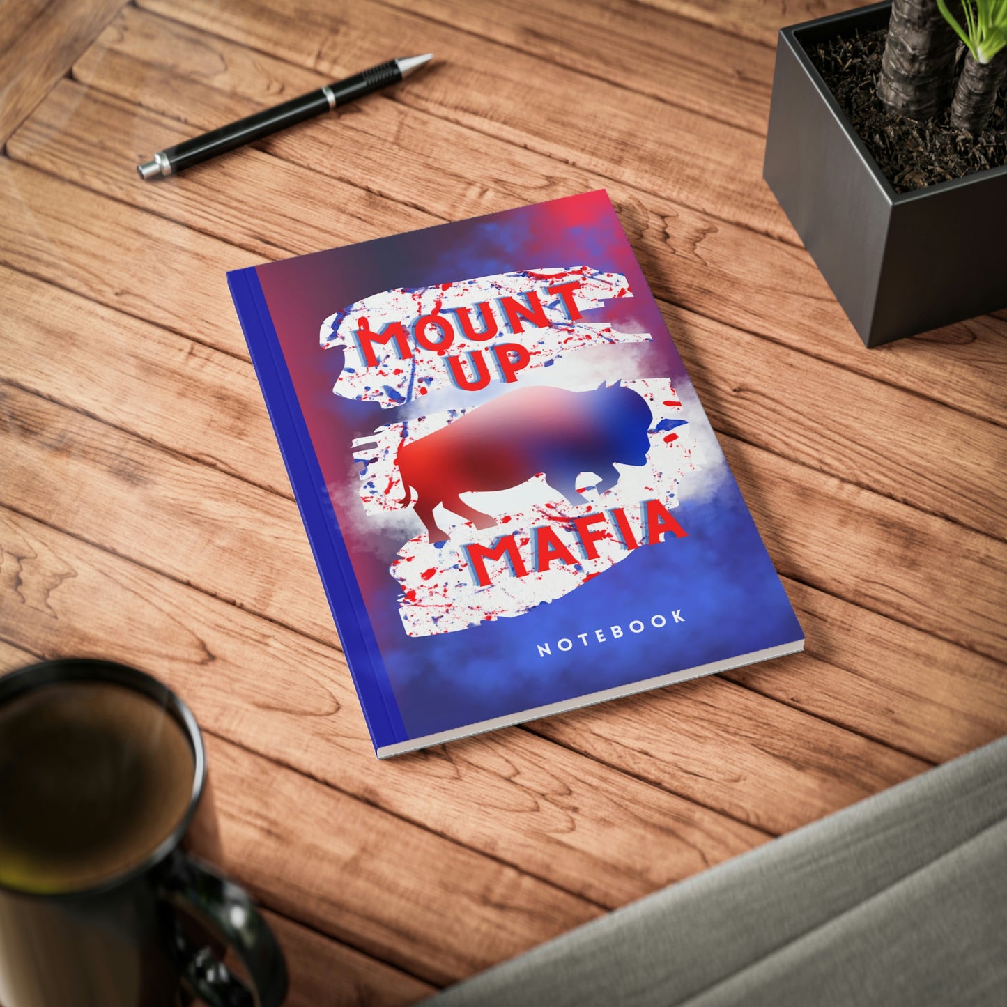 "Mount Up Mafia" Buffalo Bills Softcover 6" x 9" Notebook