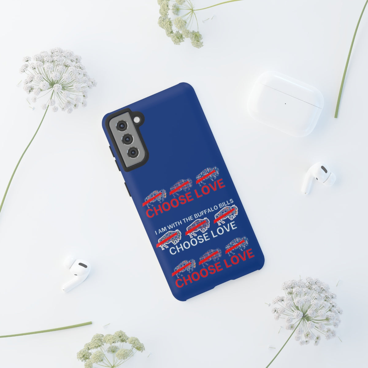 Choose Love Buffalo Bills Tough Phone Cases