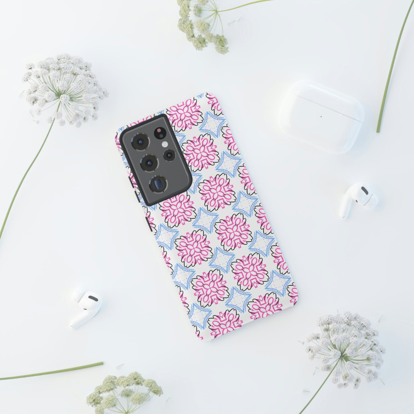 Lotus Living Mash Up Design Tough Phone Case