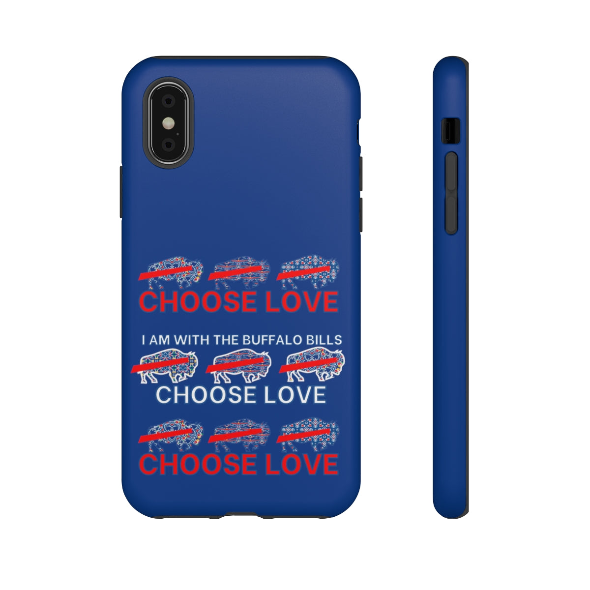 Choose Love Buffalo Bills Tough Phone Cases