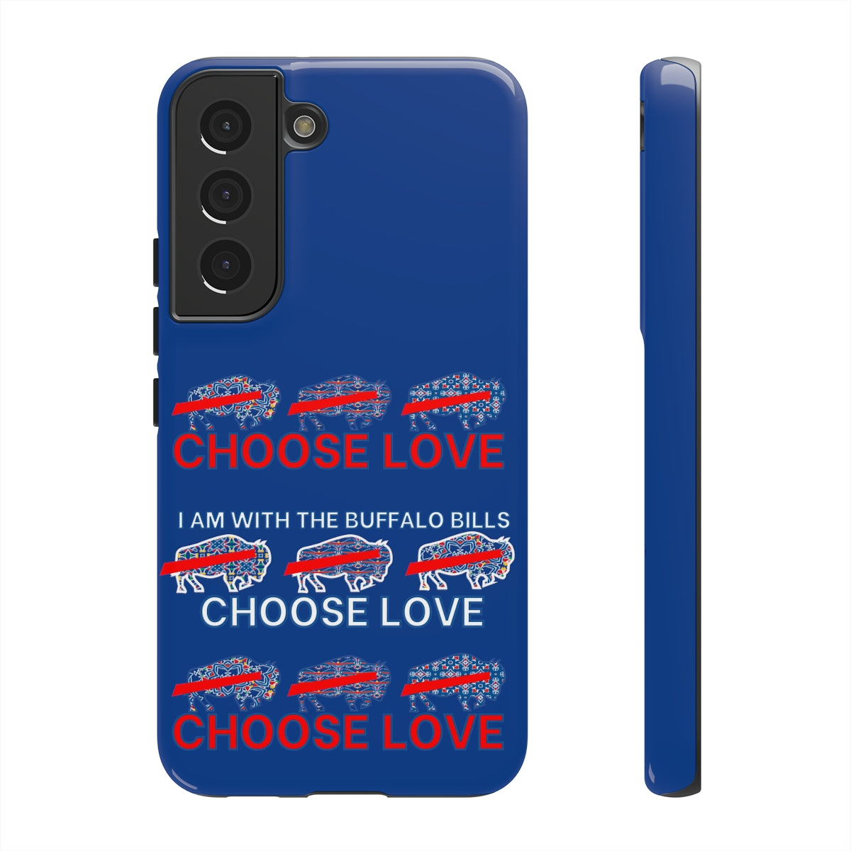 Choose Love Buffalo Bills Tough Phone Cases