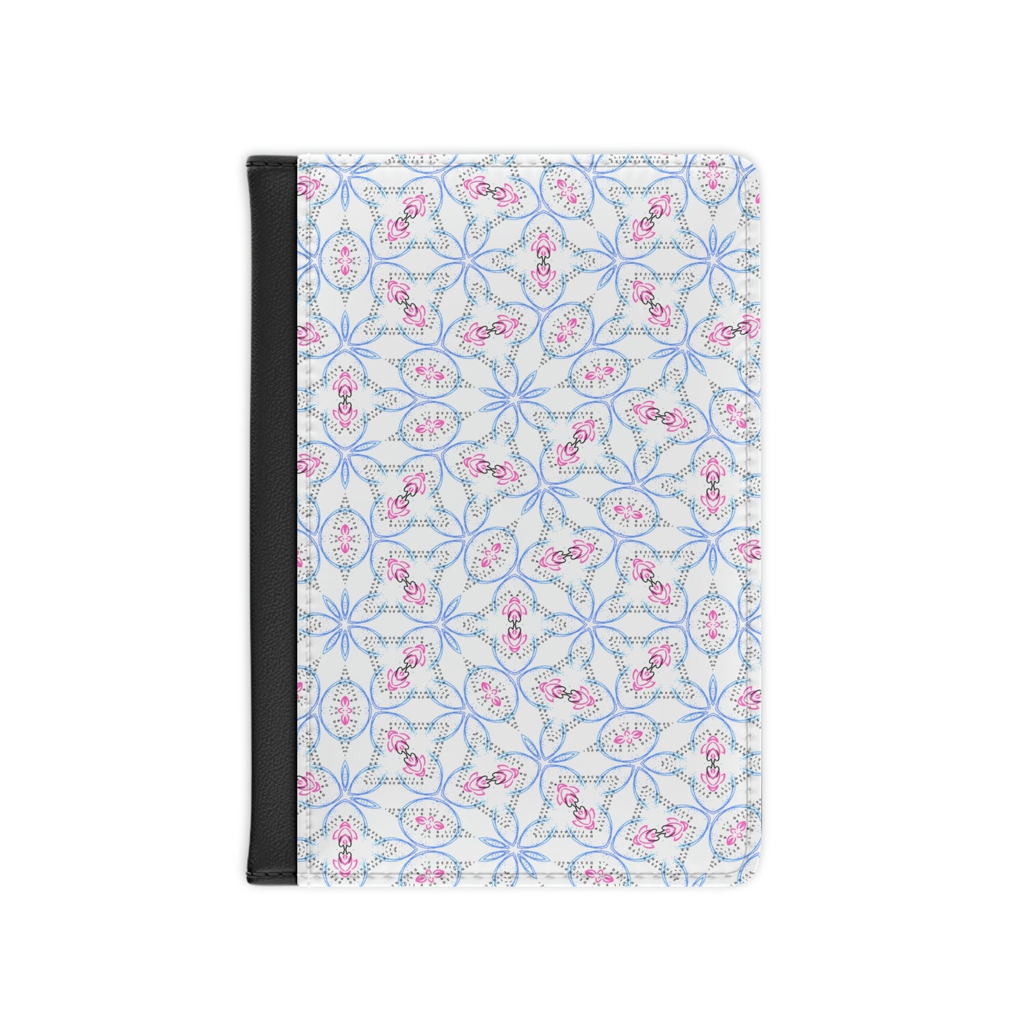 Splashes of Pink & Blue  Mash Up Always Passport Cover