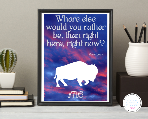 "WHERE WOULD YOU RATHER BE", QUOTE FROM MARV LEVY IN THE 1990's DIGITAL DOWNLOAD FILES THAT COME IN JPG AND PDF FORMATS OFFERING A VARIETY OF PRINTABLE SIZES