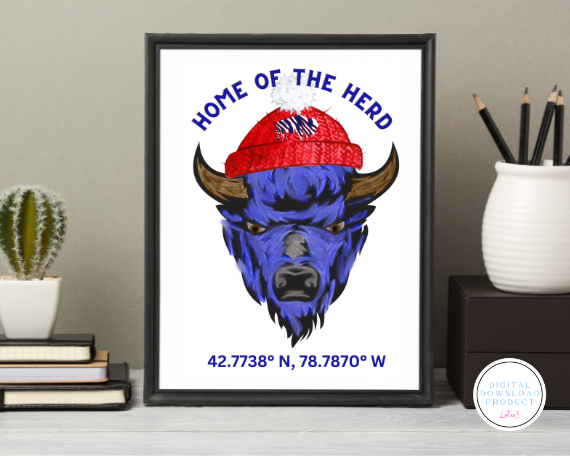 HOME OF THE HERD DIGITAL DOWNLOAD FILES THAT COME IN JPG AND PDF FORMATS OFFERING A VARIETY OF PRINTABLE SIZES