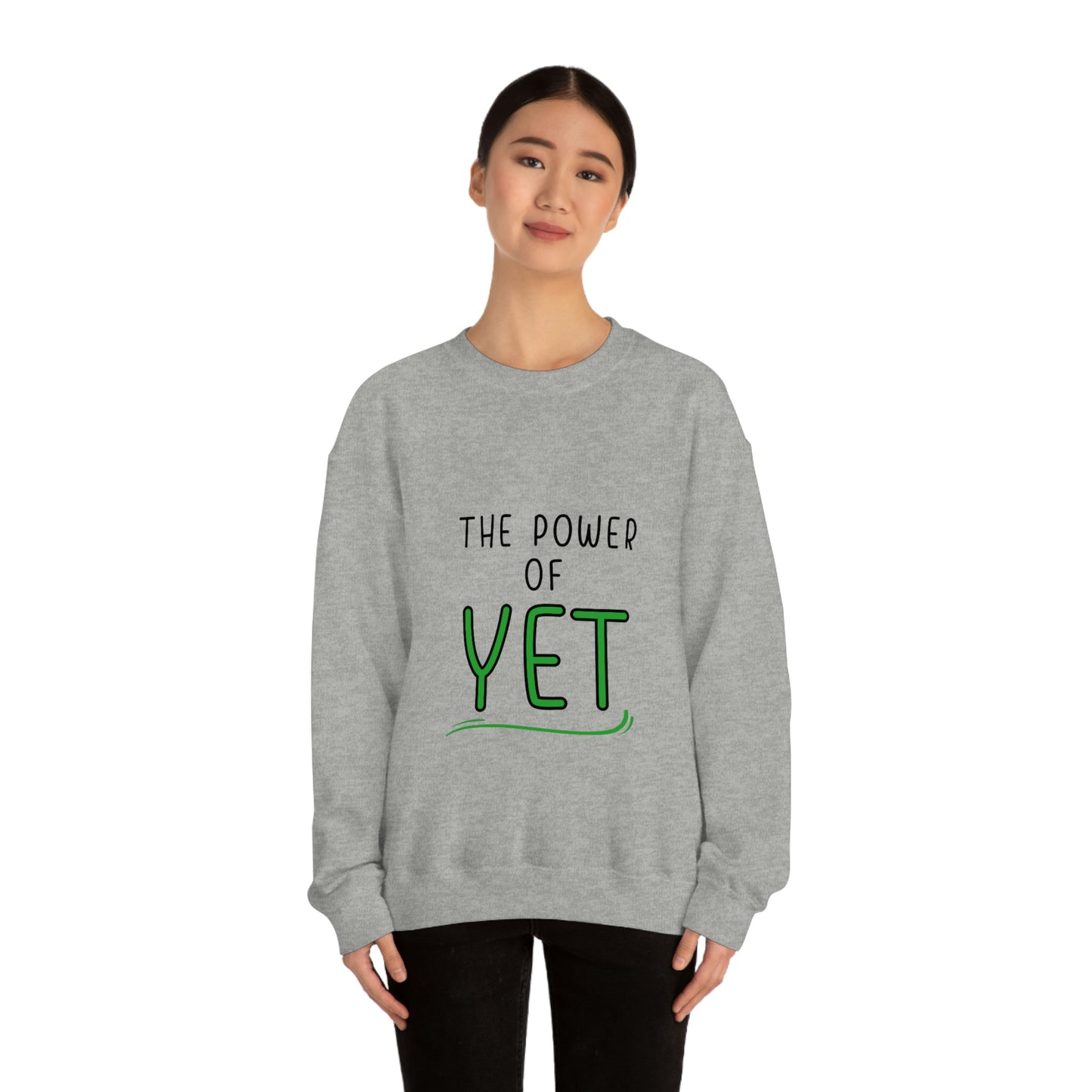The Power of YET Unisex Heavy Blend™ Crewneck Sweatshirt v3