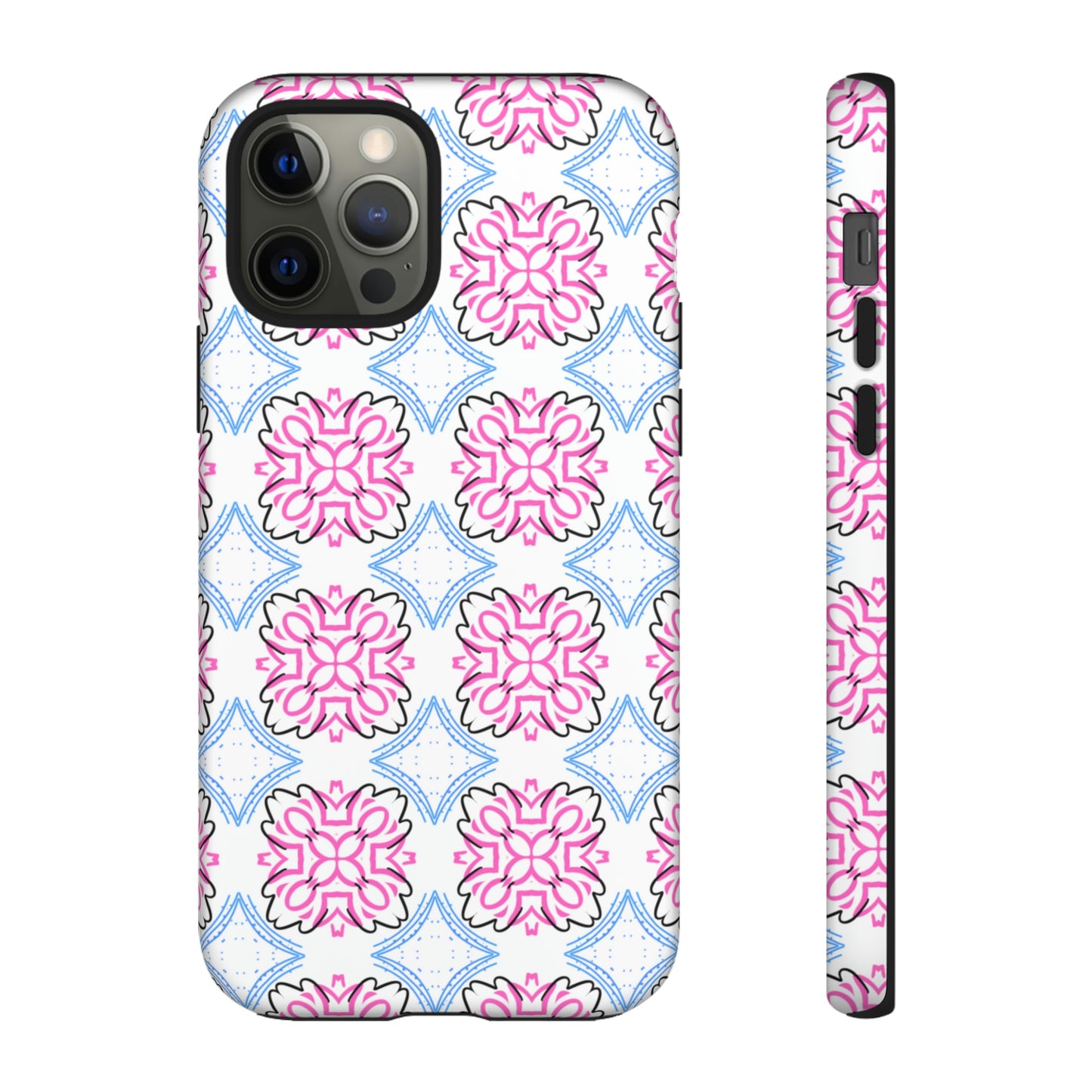 Lotus Living Mash Up Design Tough Phone Case