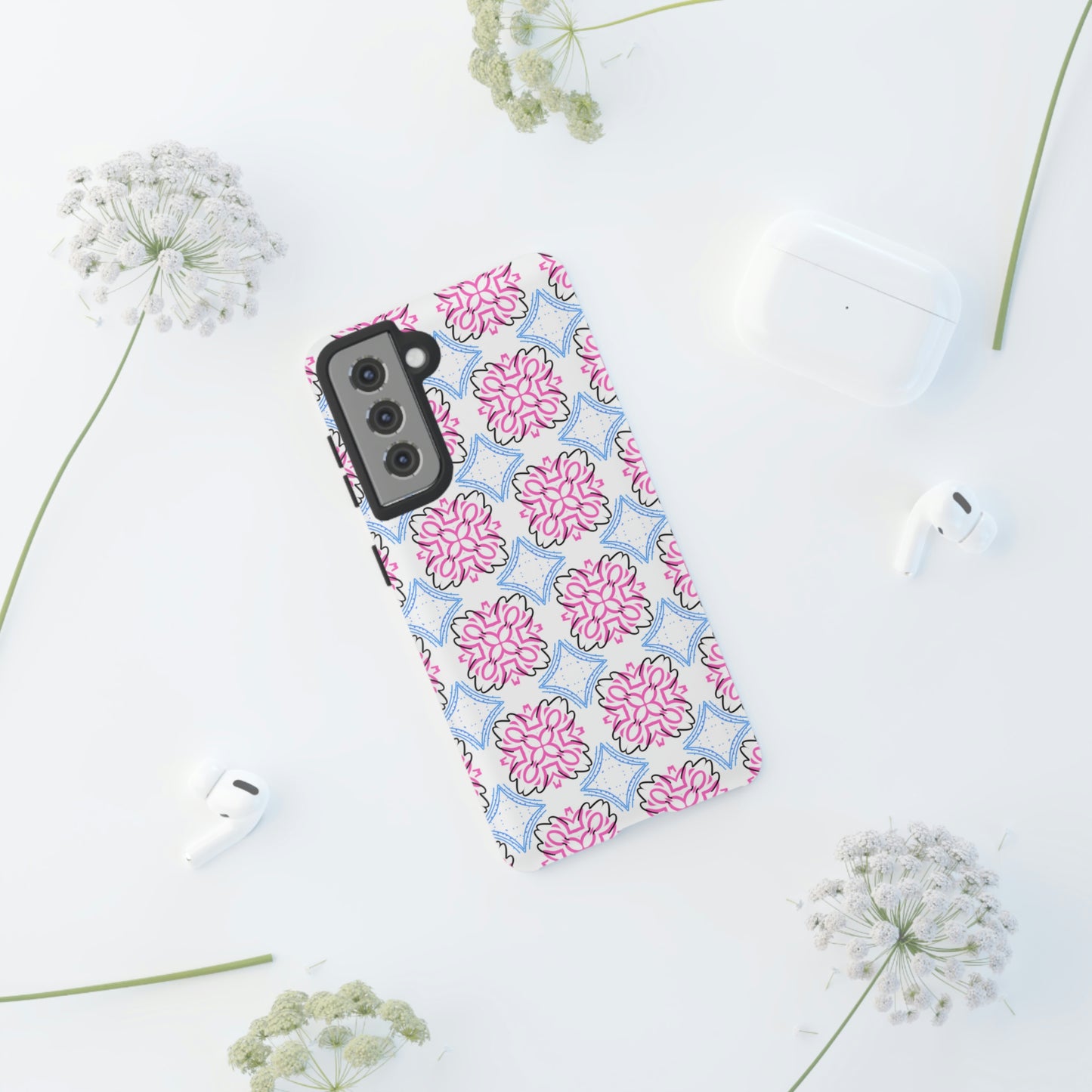 Lotus Living Mash Up Design Tough Phone Case