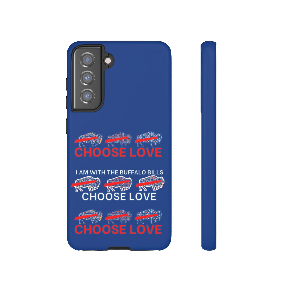 Choose Love Buffalo Bills Tough Phone Cases