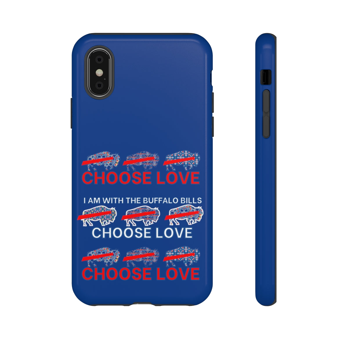 Choose Love Buffalo Bills Tough Phone Cases