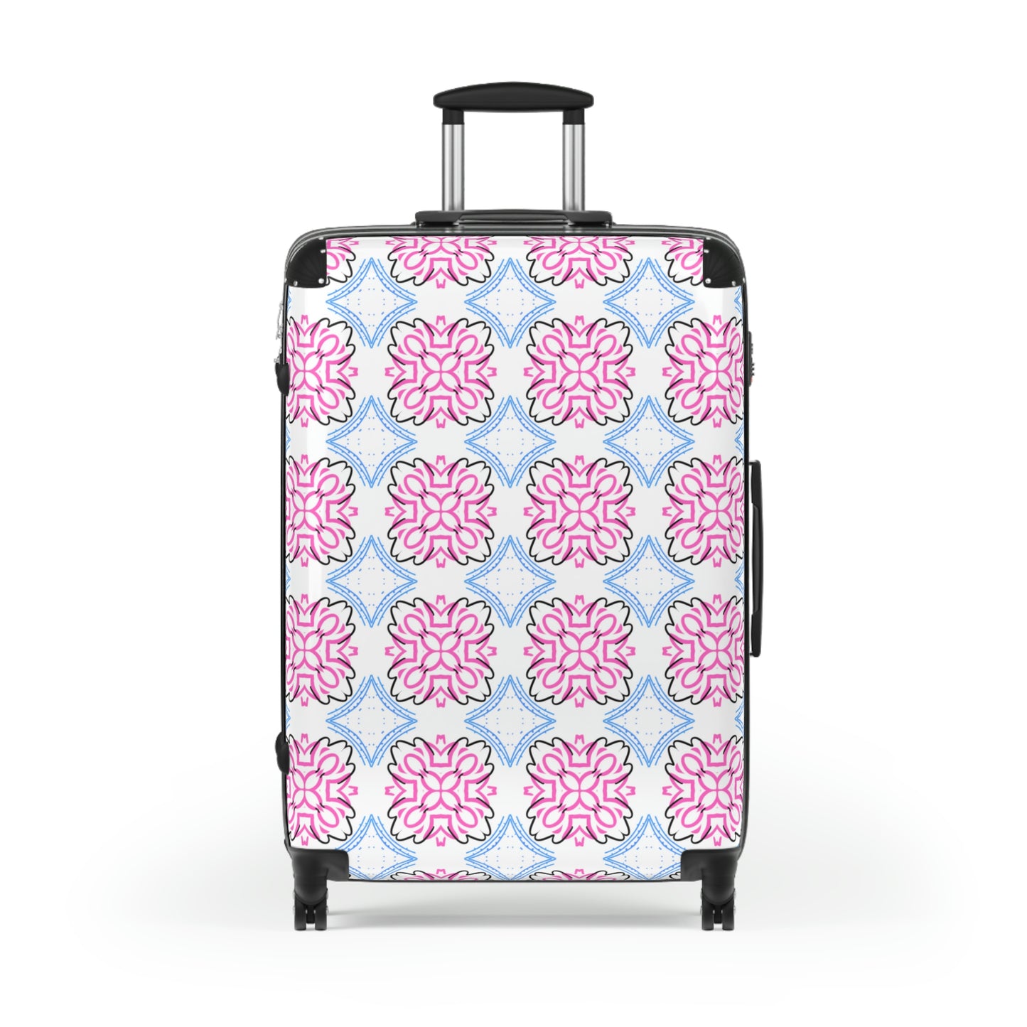 Lotus Living Pink & Blue Mash Up Suitcases