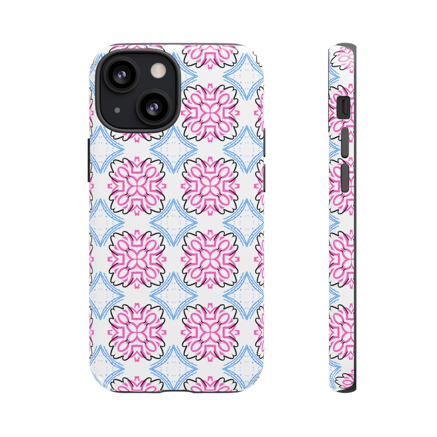 Lotus Living Mash Up Design Tough Phone Case