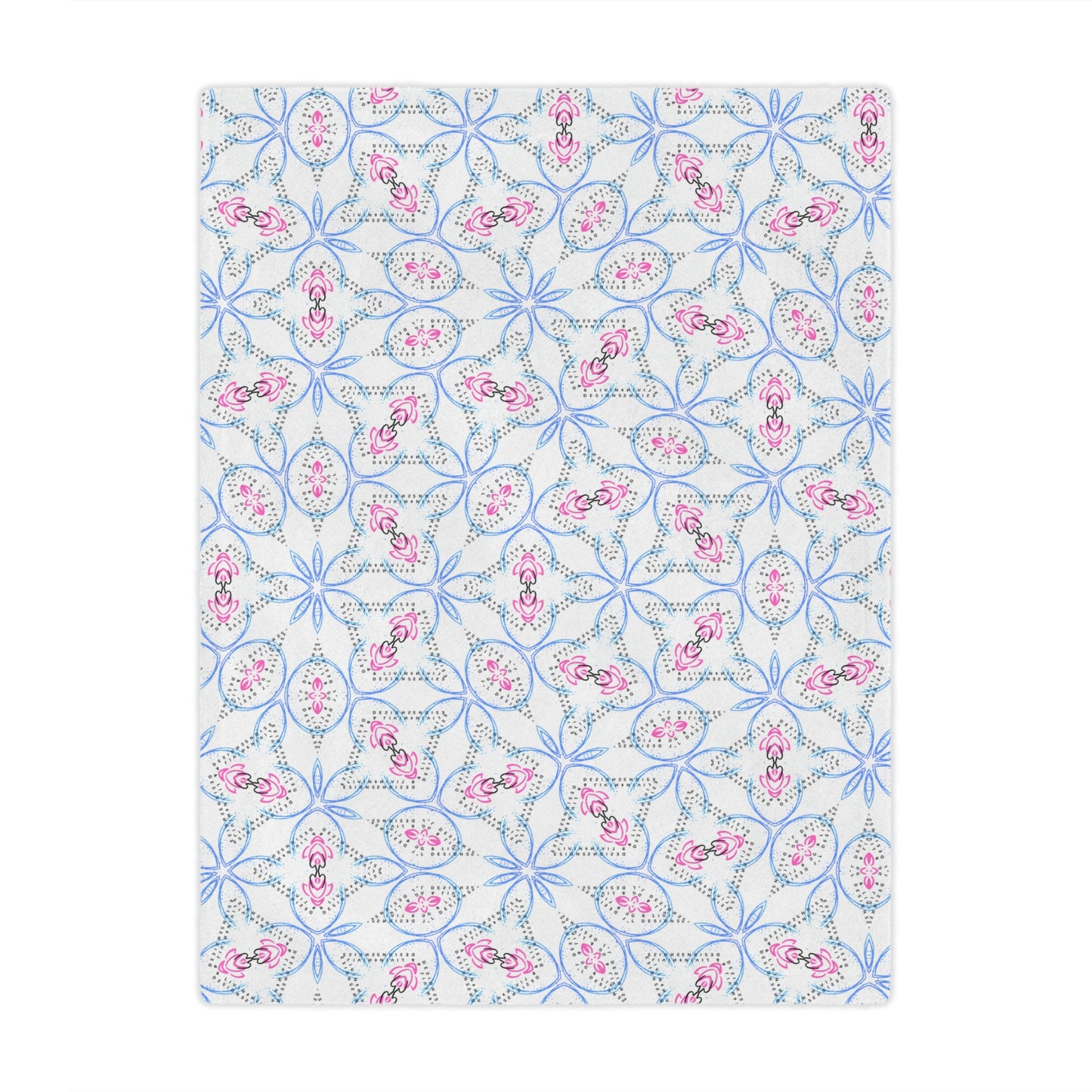 Blue & Pink Minky Blanket