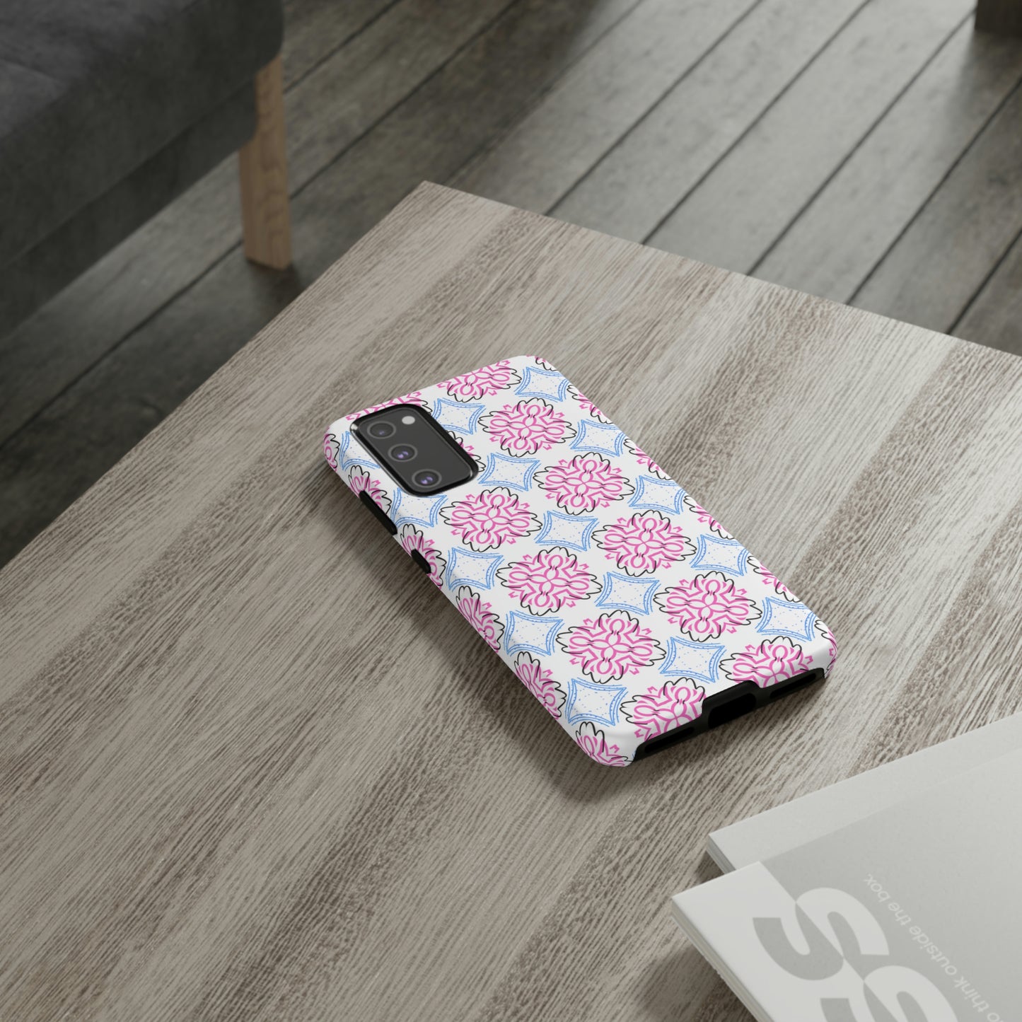 Lotus Living Mash Up Design Tough Phone Case