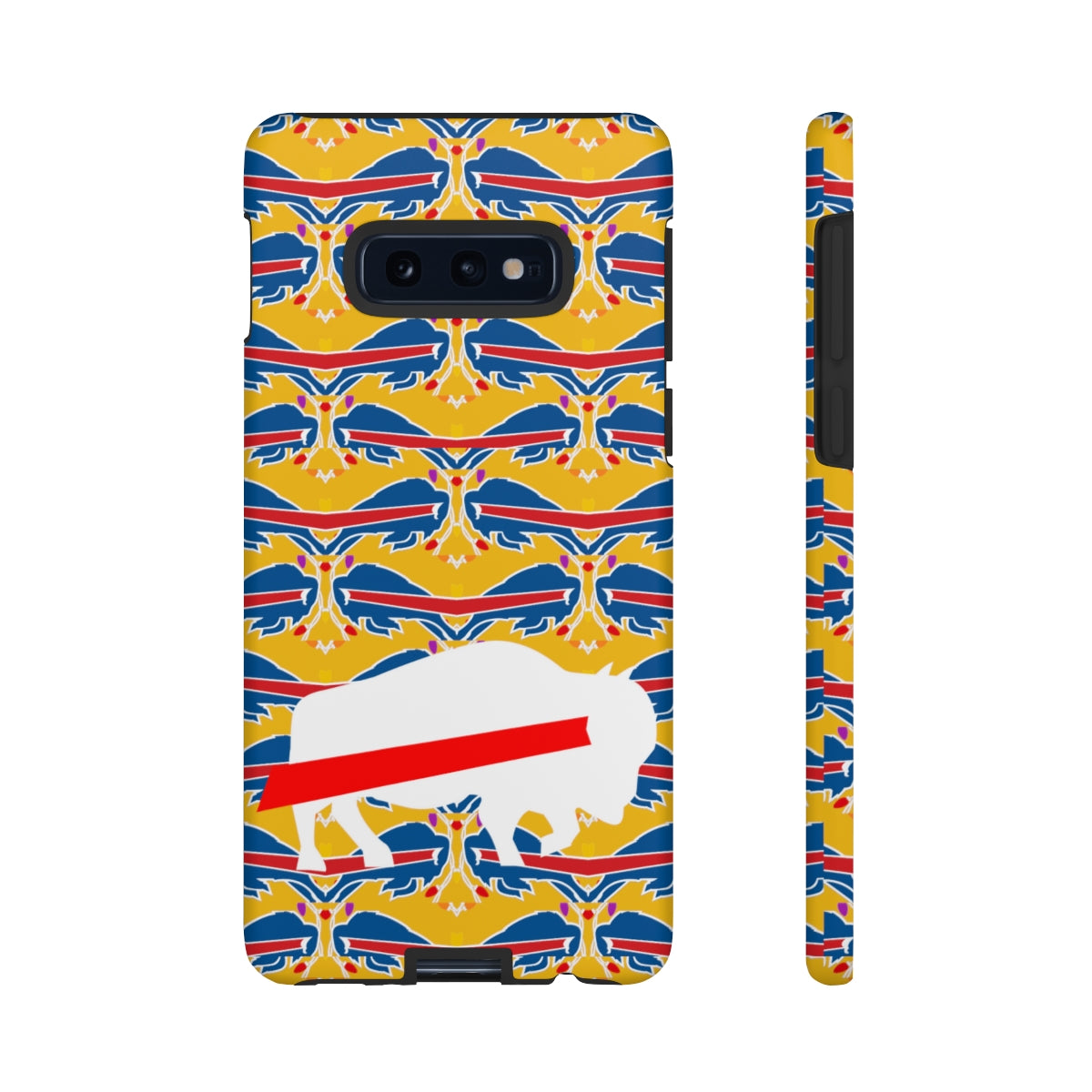 Stampede Buffalo Logo Mash Up Design Tough Phone Cases