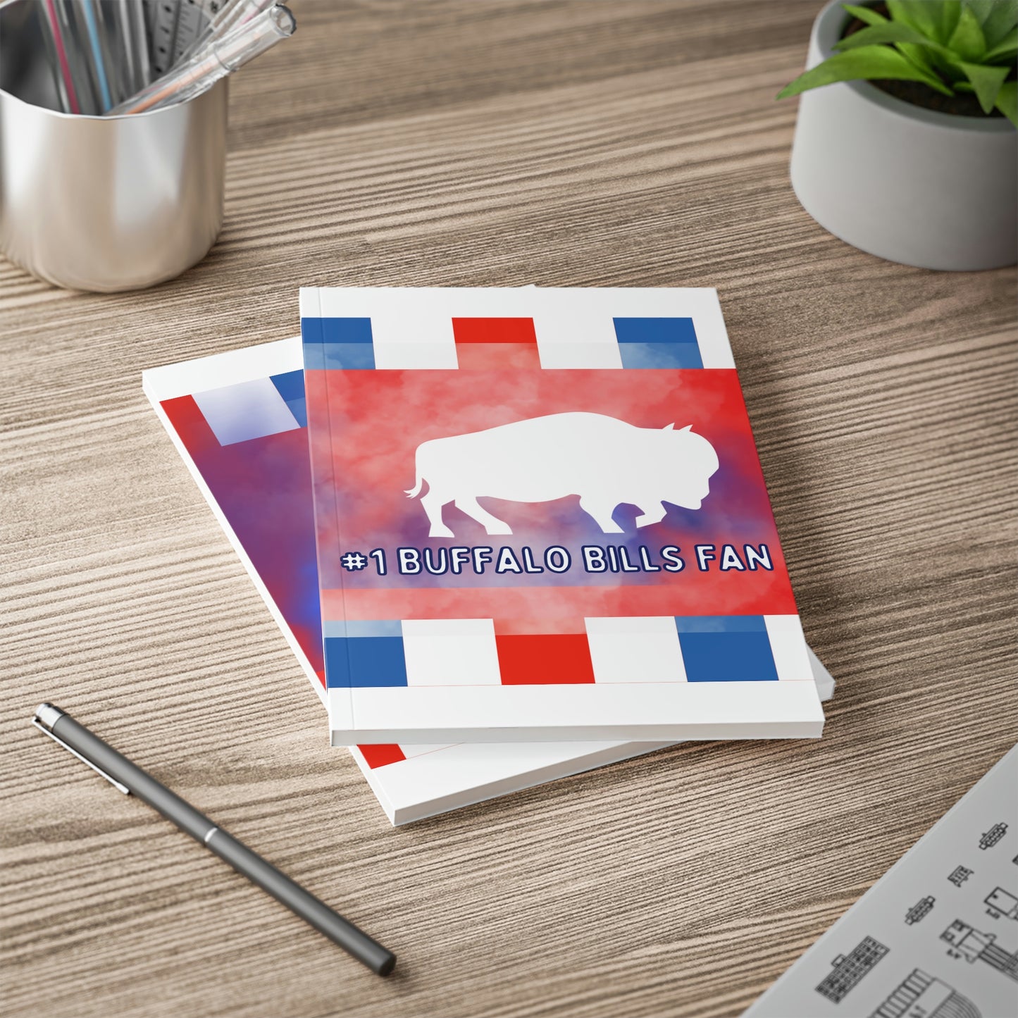 Buffalo Bills Softcover 6" x 9" Notebook