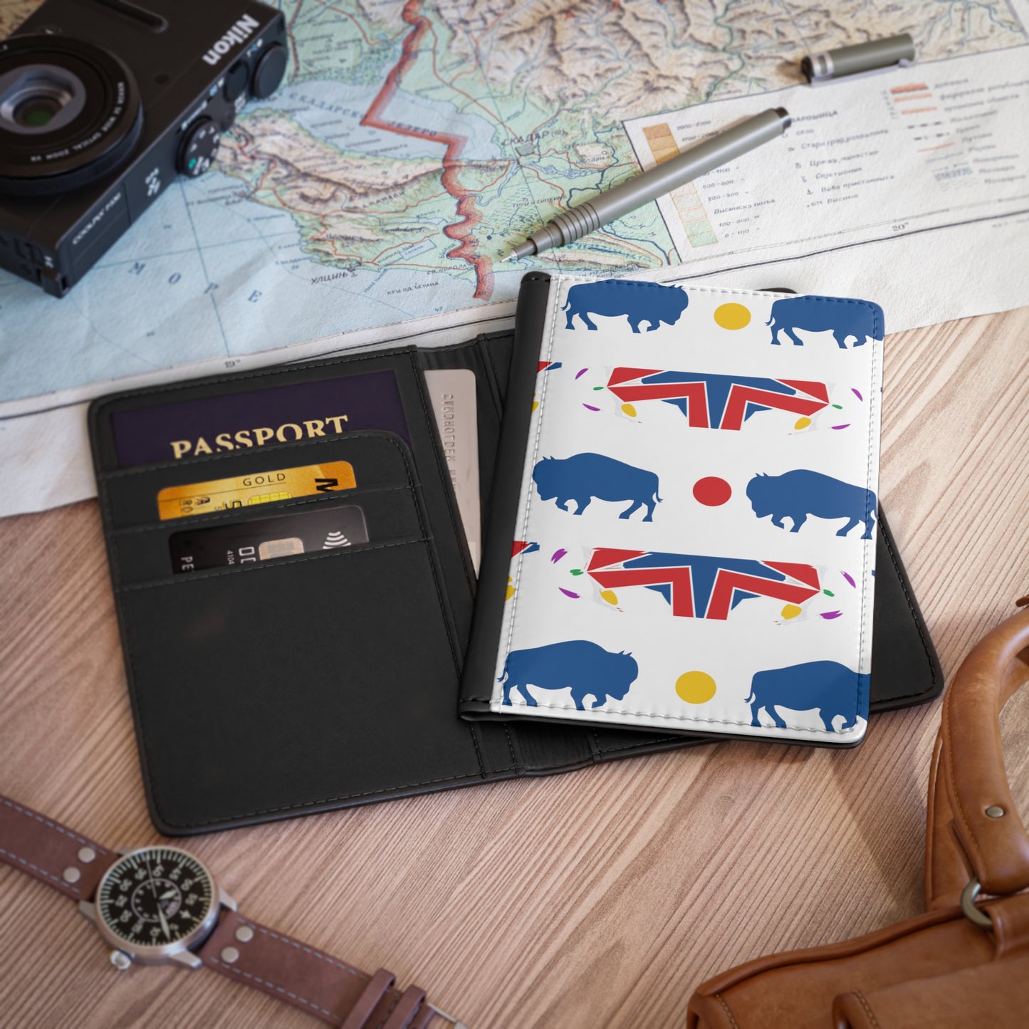 One Buffalo Mash Up Always Passport Cover