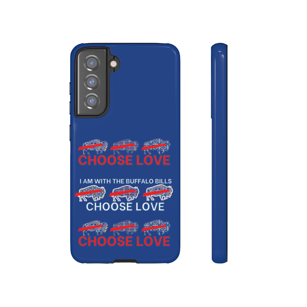 Choose Love Buffalo Bills Tough Phone Cases