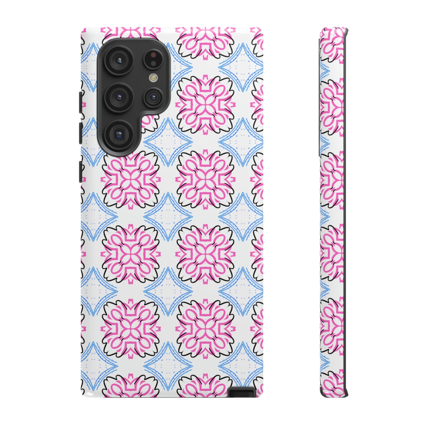 Lotus Living Mash Up Design Tough Phone Case