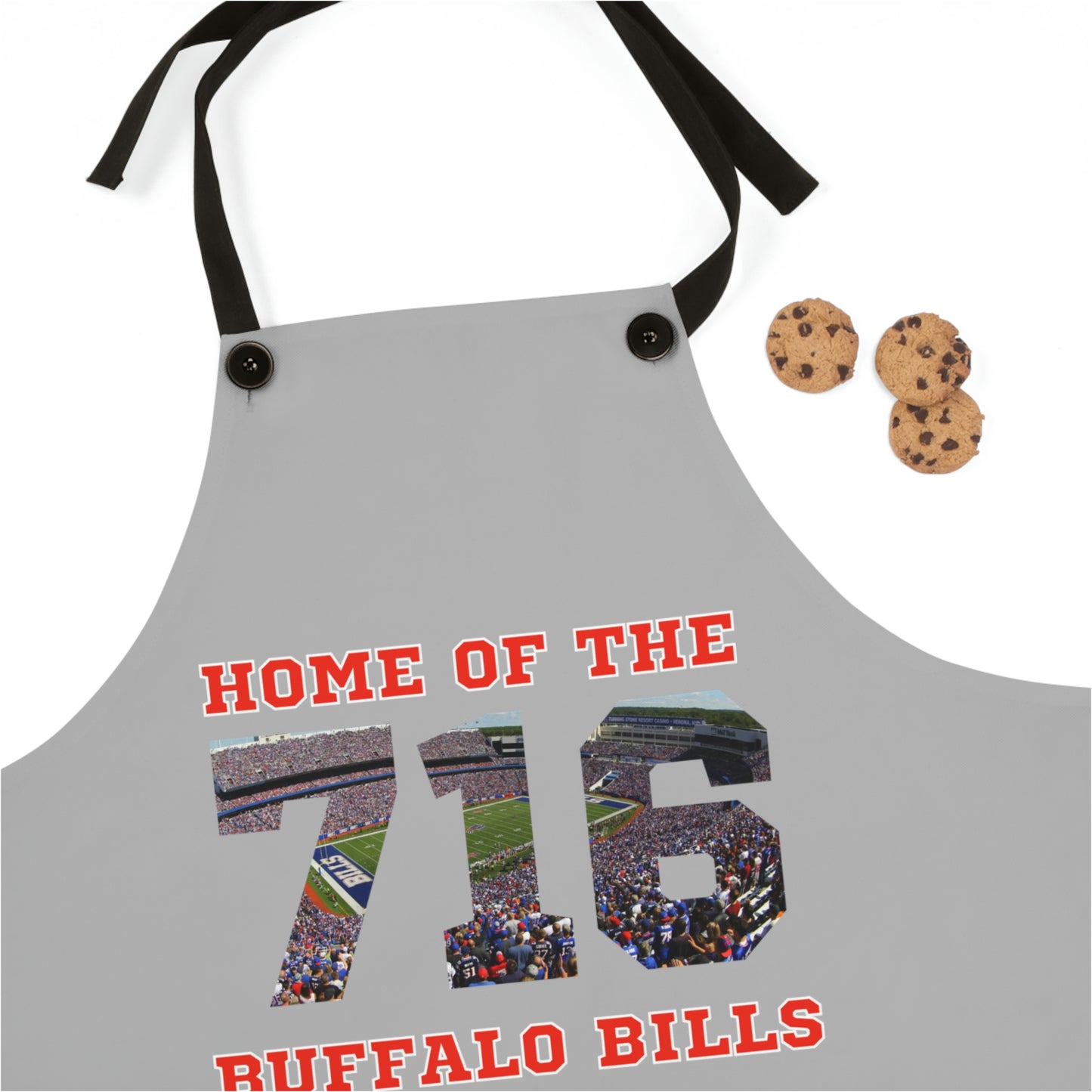 716 Buff Bills Apron with a Mash Up design