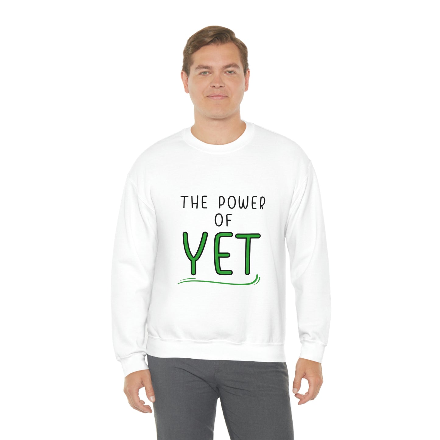 The Power of YET Unisex Heavy Blend™ Crewneck Sweatshirt v3