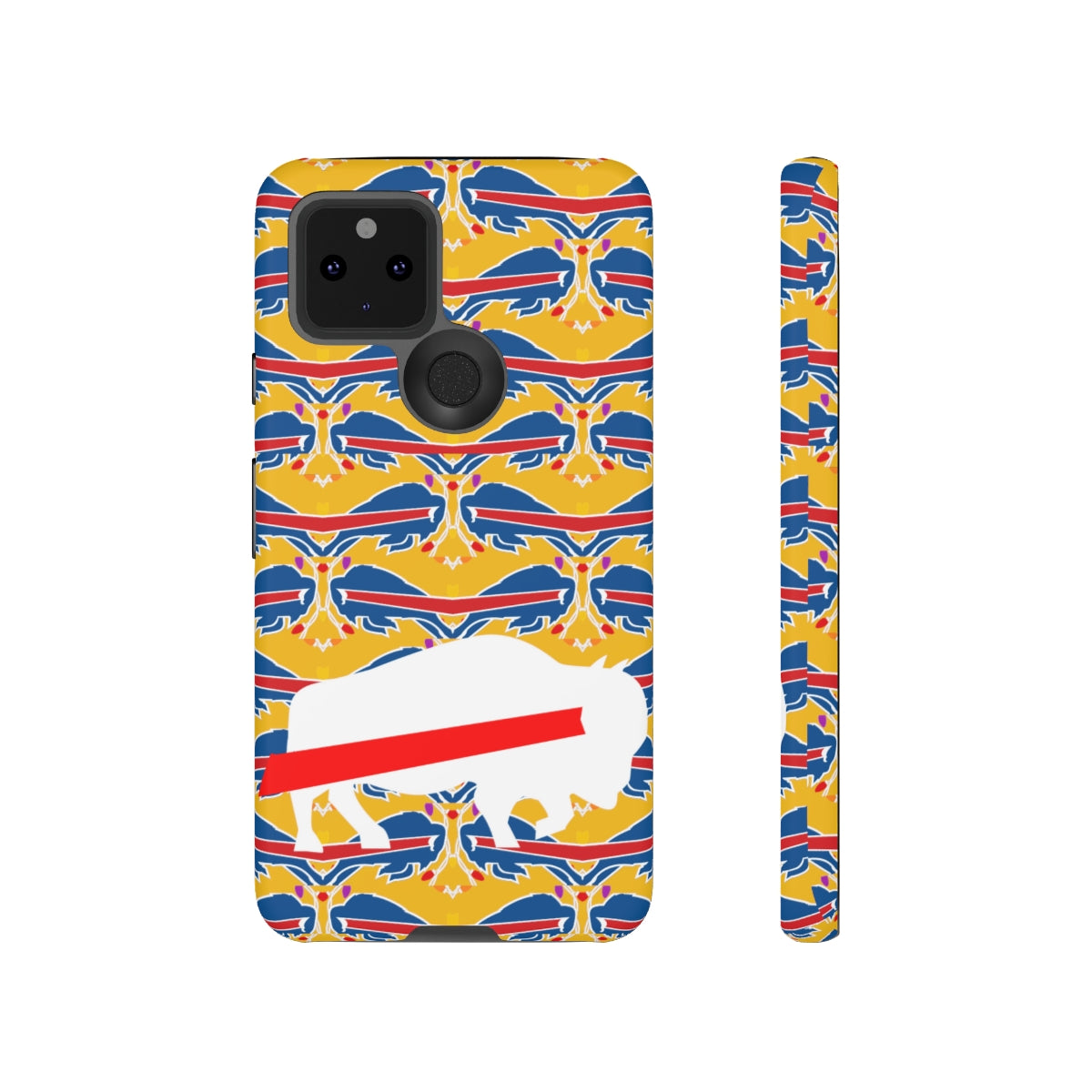 Stampede Buffalo Logo Mash Up Design Tough Phone Cases