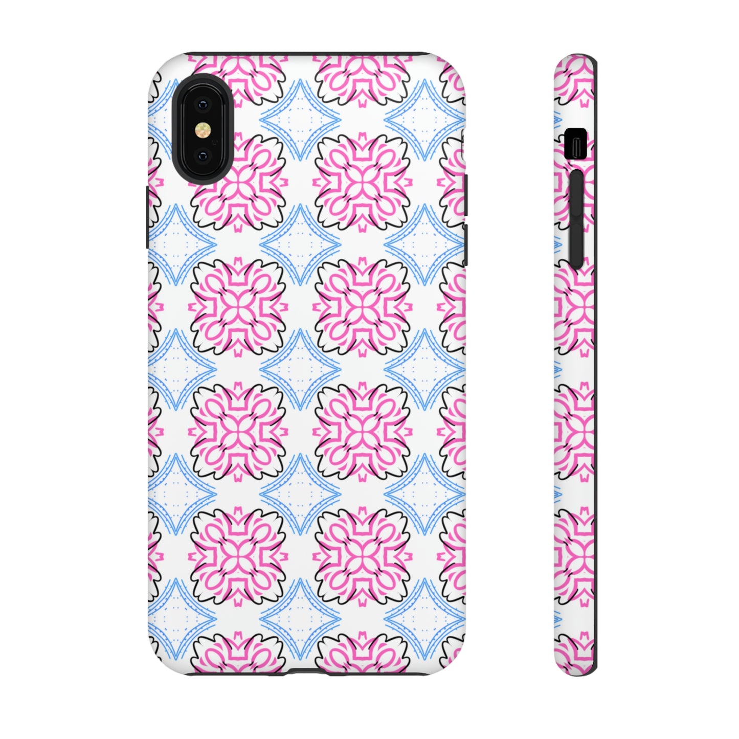 Lotus Living Mash Up Design Tough Phone Case