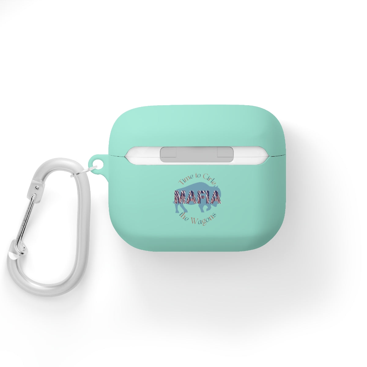 BUFFalove "Circle the Wagons" AirPods and AirPods Pro Case Cover