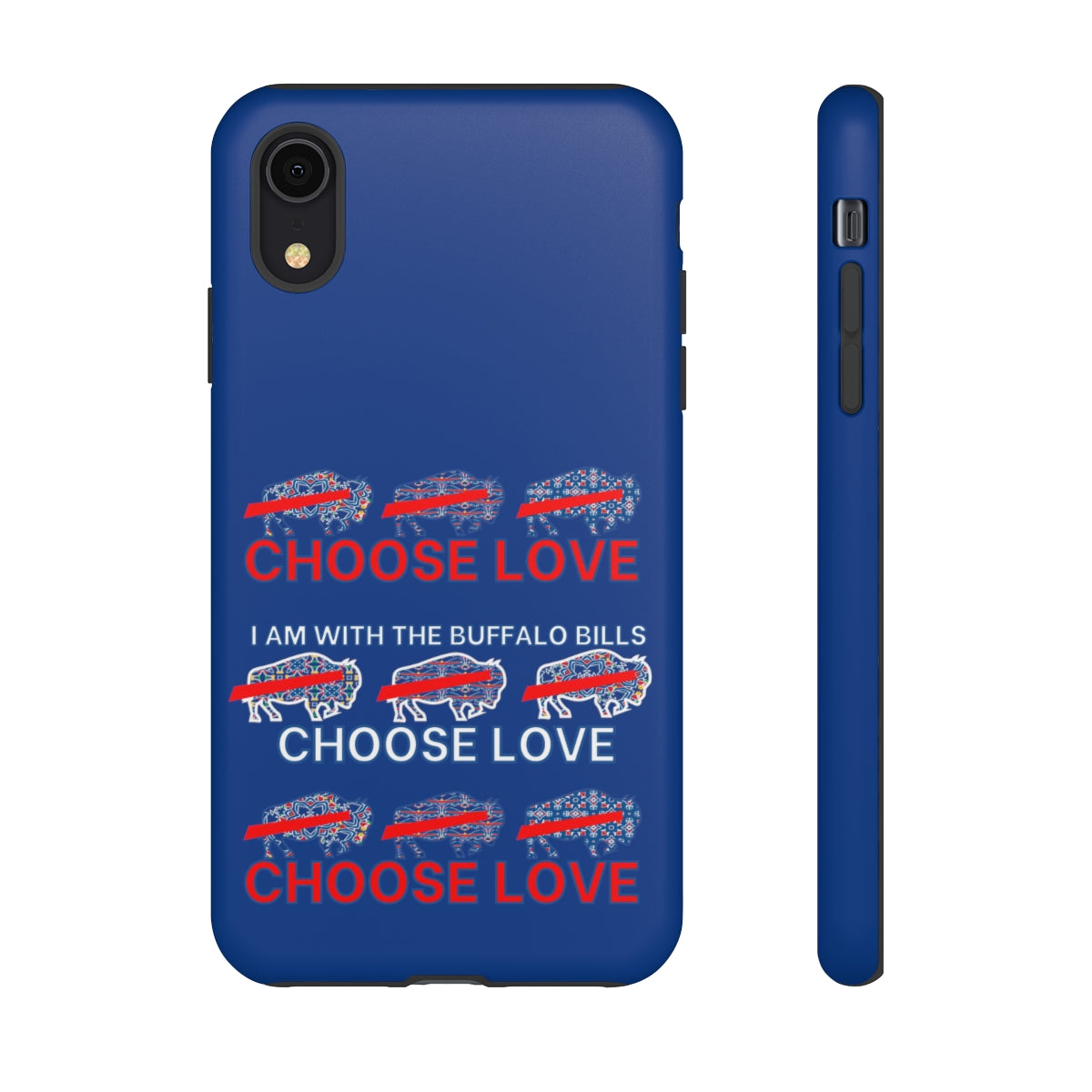 Choose Love Buffalo Bills Tough Phone Cases