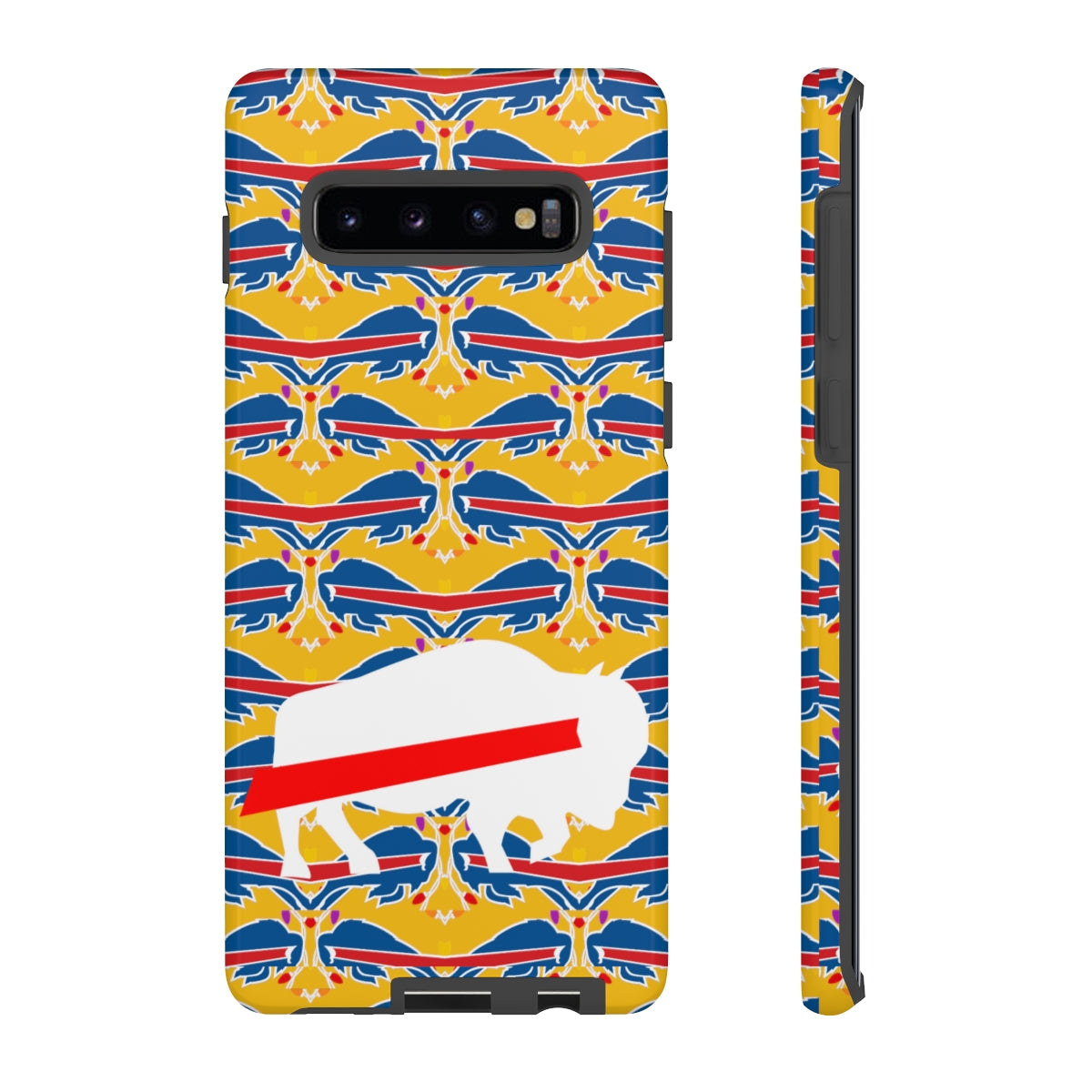 Stampede Buffalo Logo Mash Up Design Tough Phone Cases