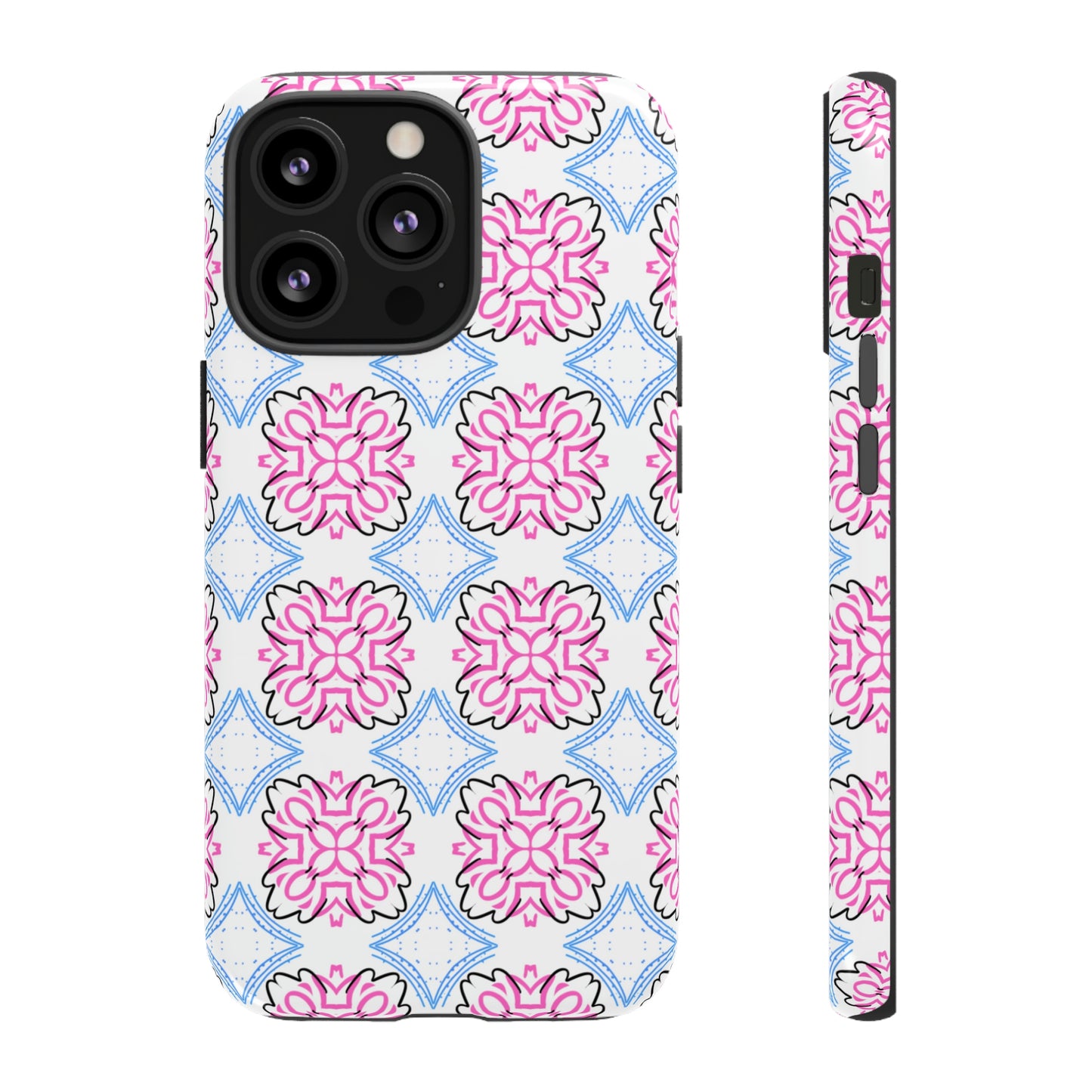 Lotus Living Mash Up Design Tough Phone Case