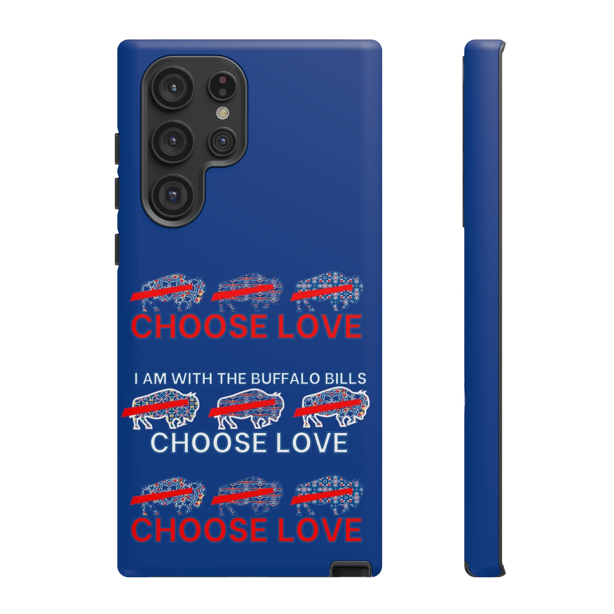 Choose Love Buffalo Bills Tough Phone Cases