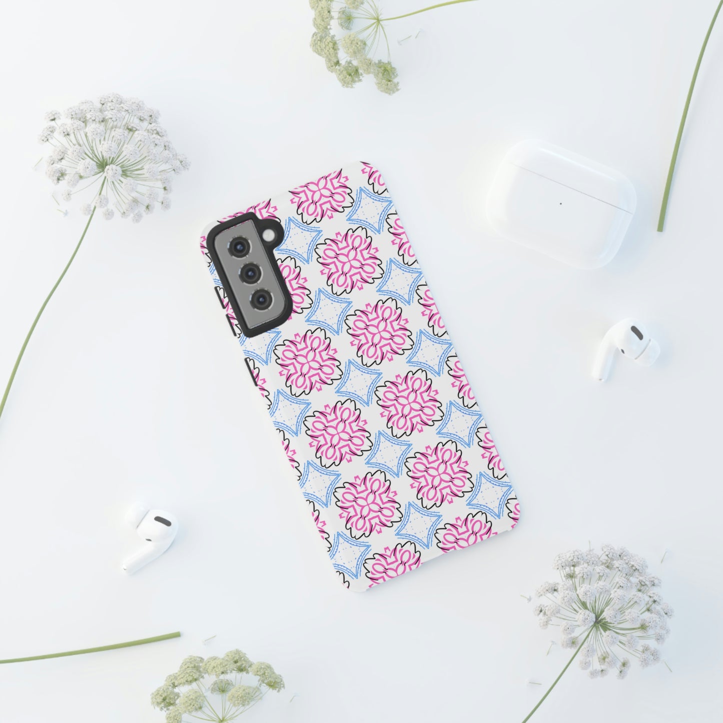 Lotus Living Mash Up Design Tough Phone Case