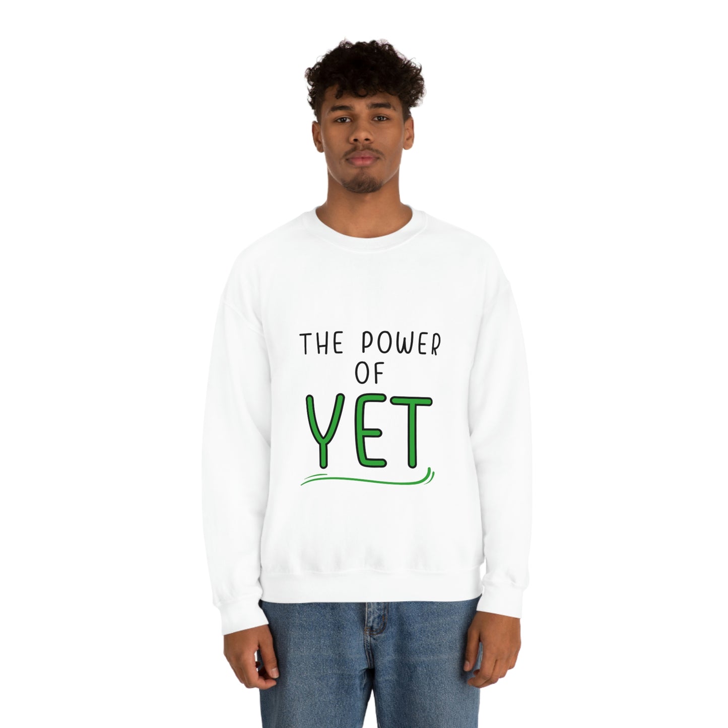 The Power of YET Unisex Heavy Blend™ Crewneck Sweatshirt v3