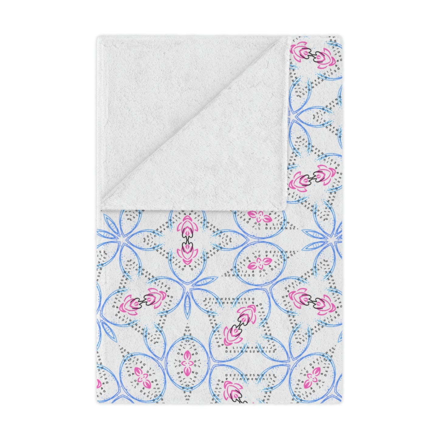 Blue & Pink Minky Blanket